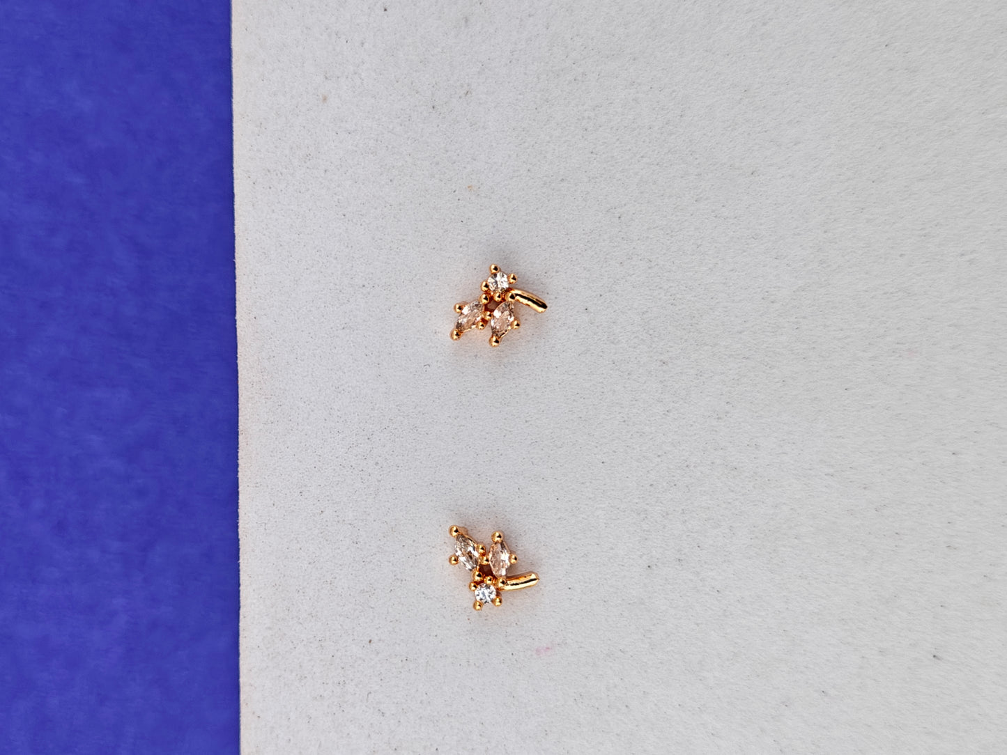 SCREW TYPE GOLD EARRINGS ANTI TARNISH AS 4.