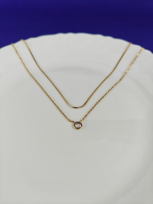 LAYER ROSEGOLD CHAIN H3 V4 X
