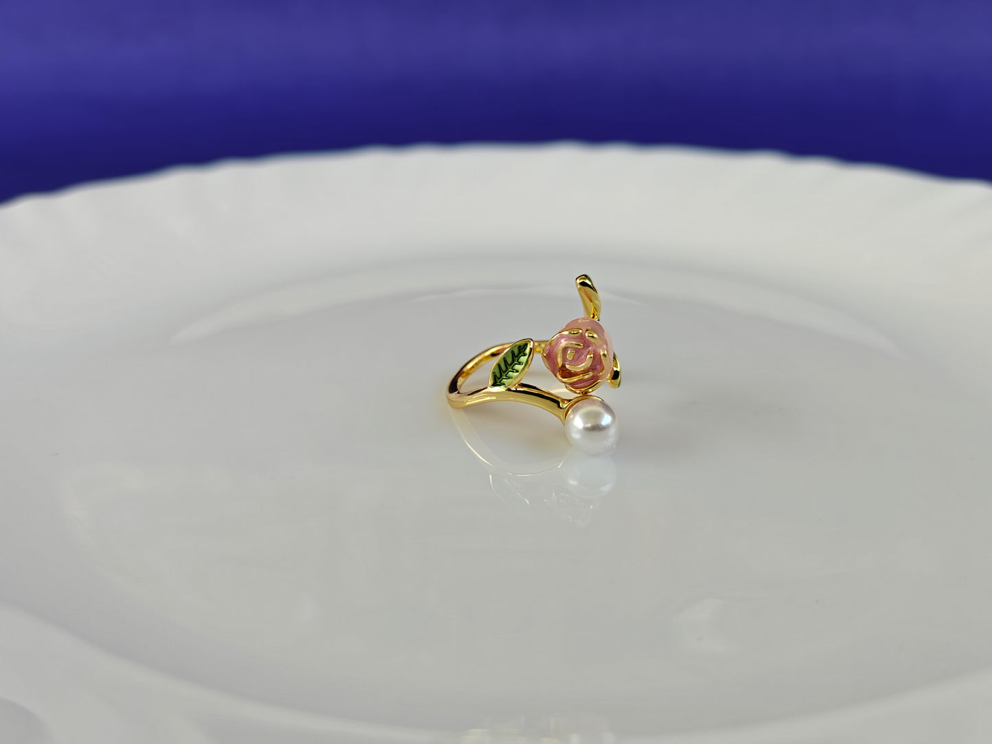 GOLD ADJUSTABLE RING X