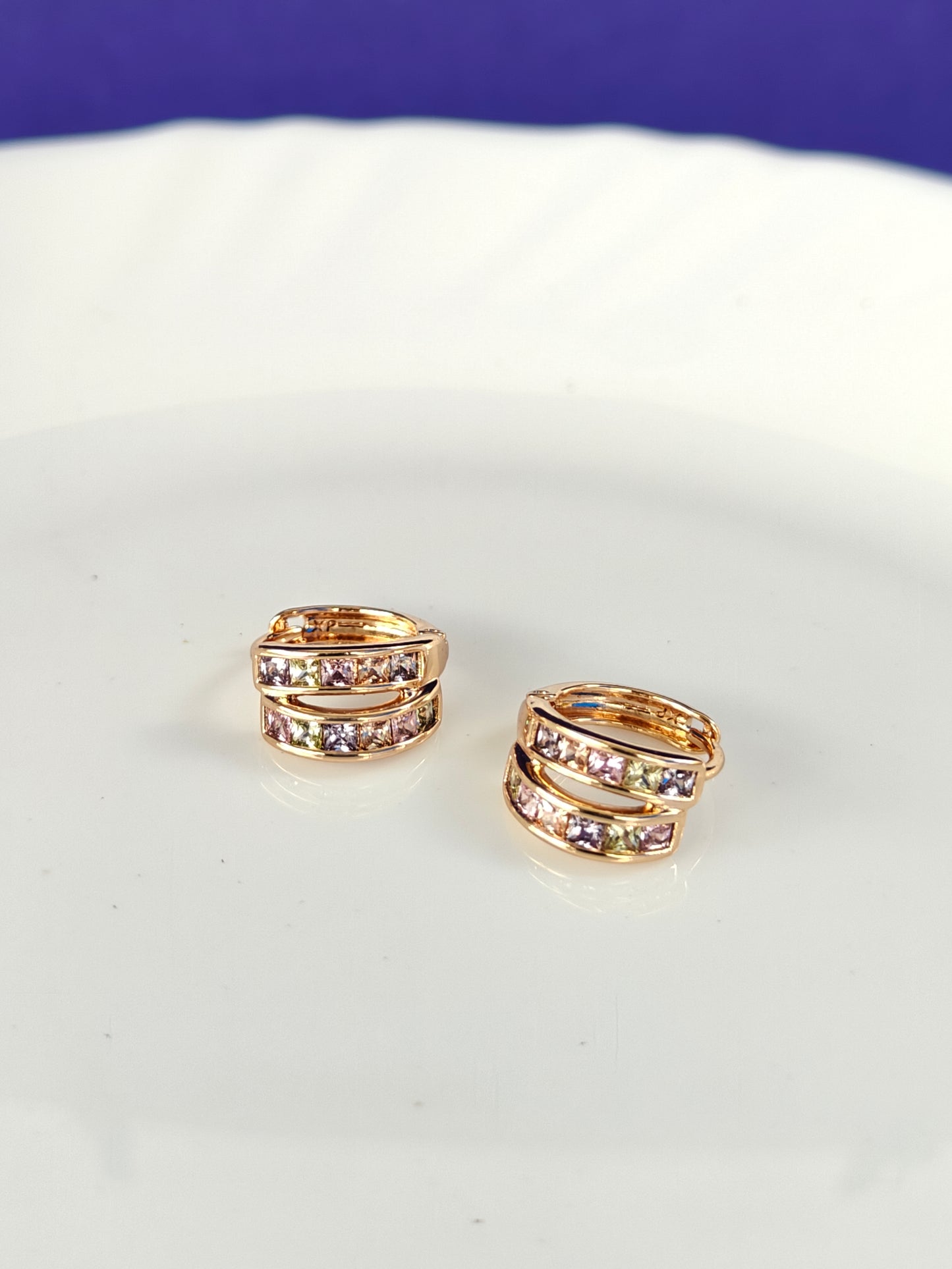 ROSEGOLD EARRING Z 12
