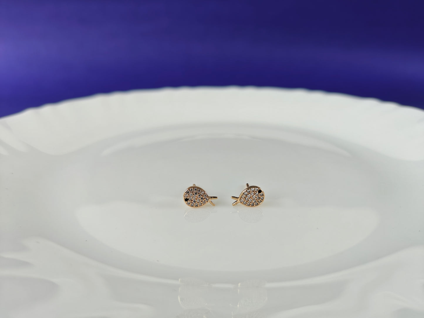 ROSEGOLD EARRING 8I BT2 X