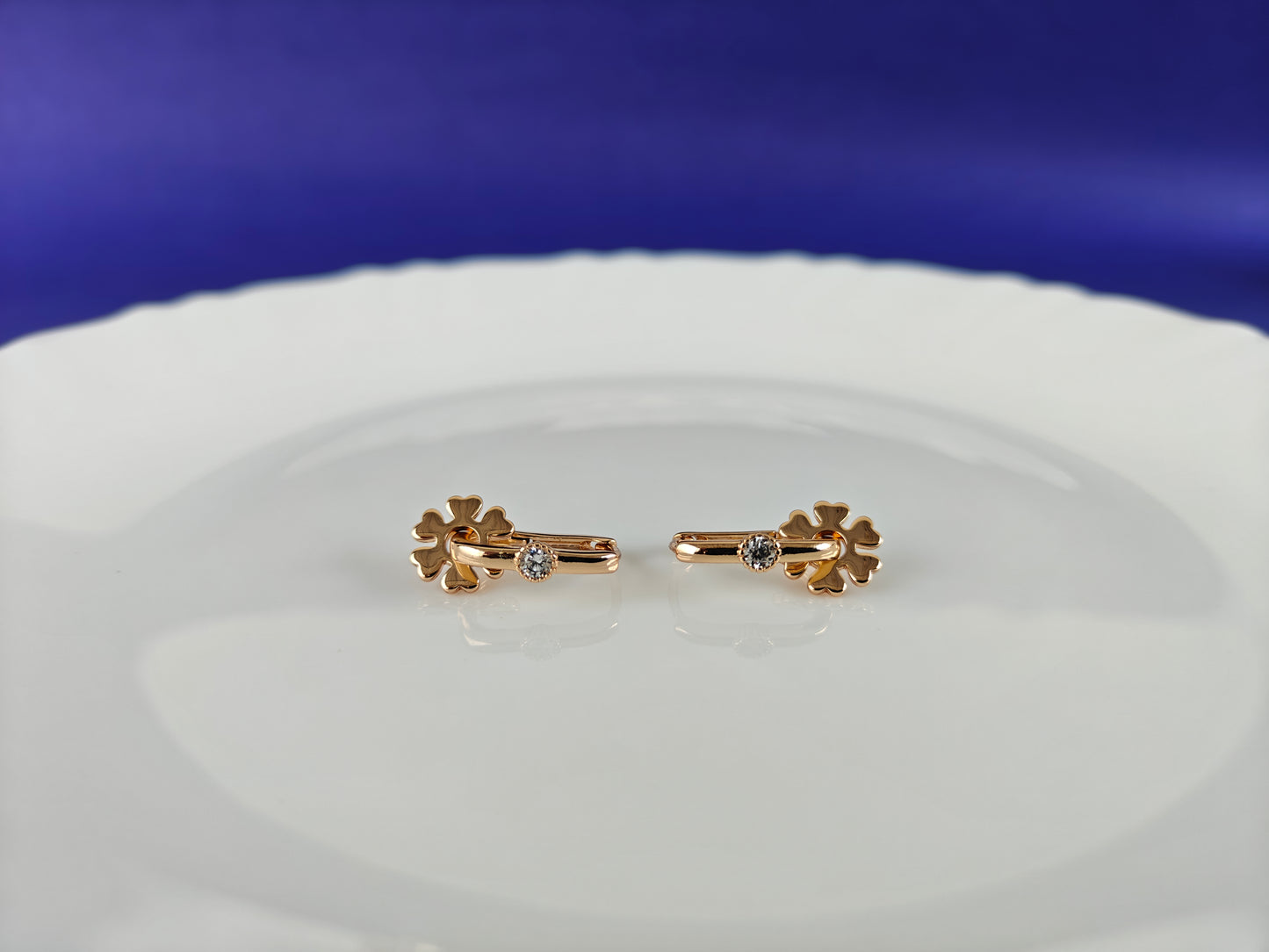 ROSEGOLD EARRING 8E BT2 X