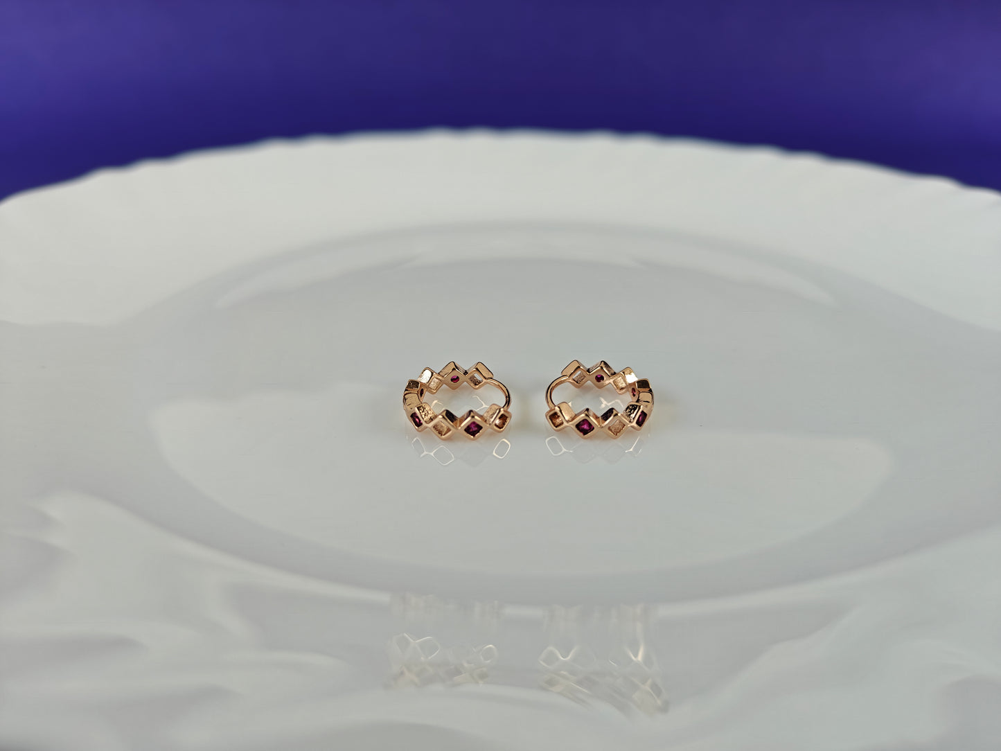 ROSEGOLD EARRING 7T BT2 X