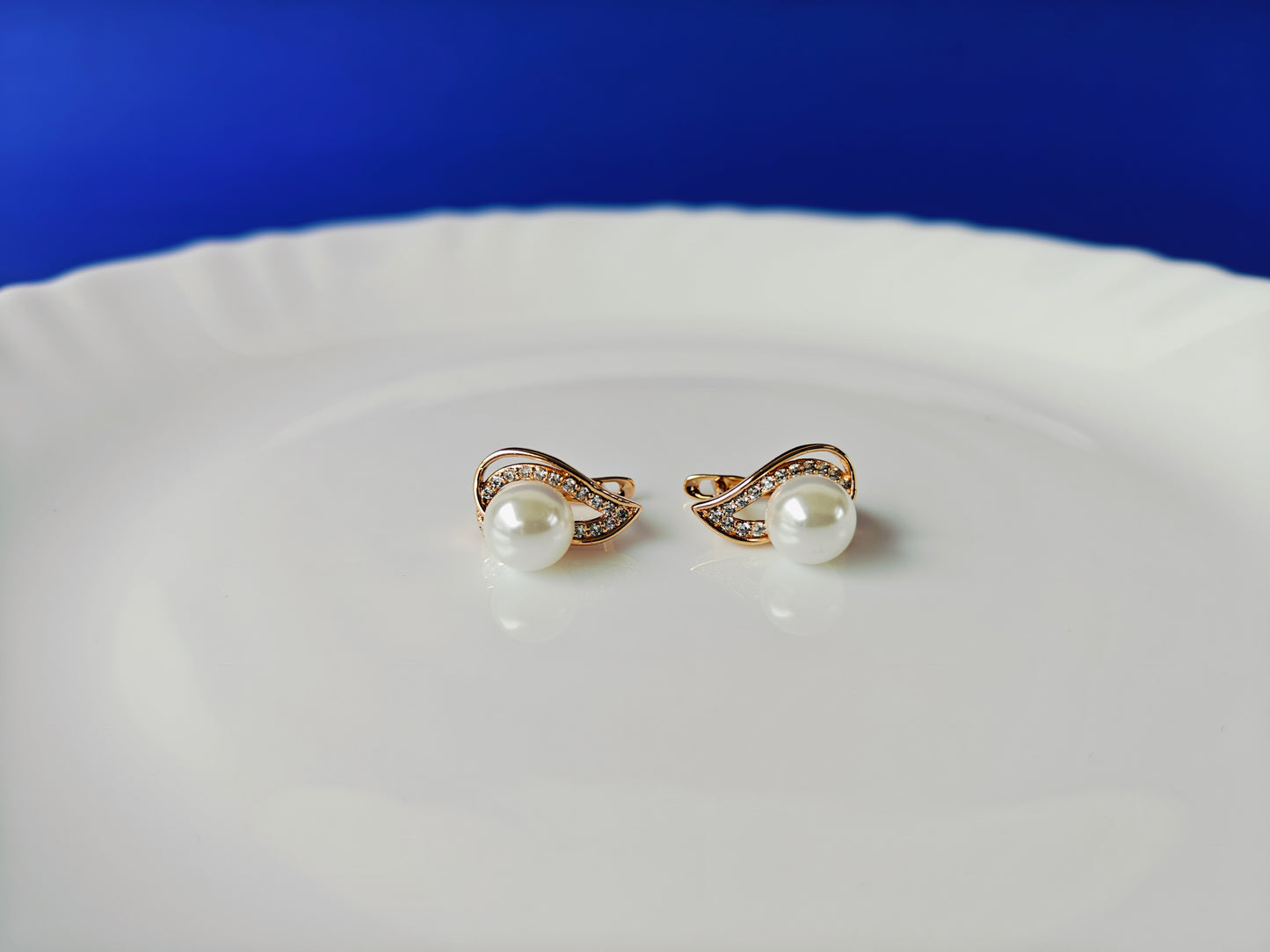 ROSEGOLD EARRING 4F BT X