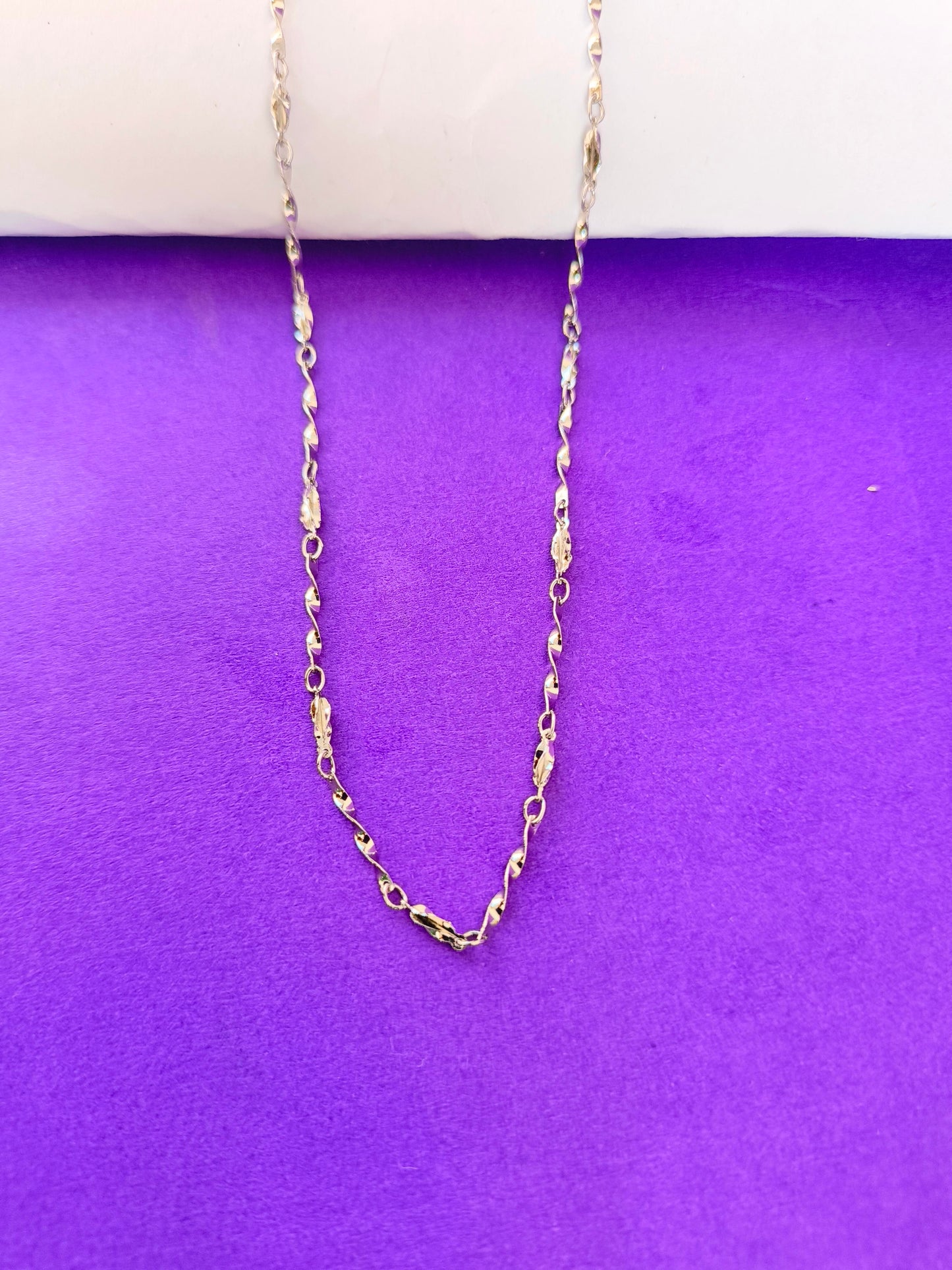 UNISEX SILVER CHAIN D U
