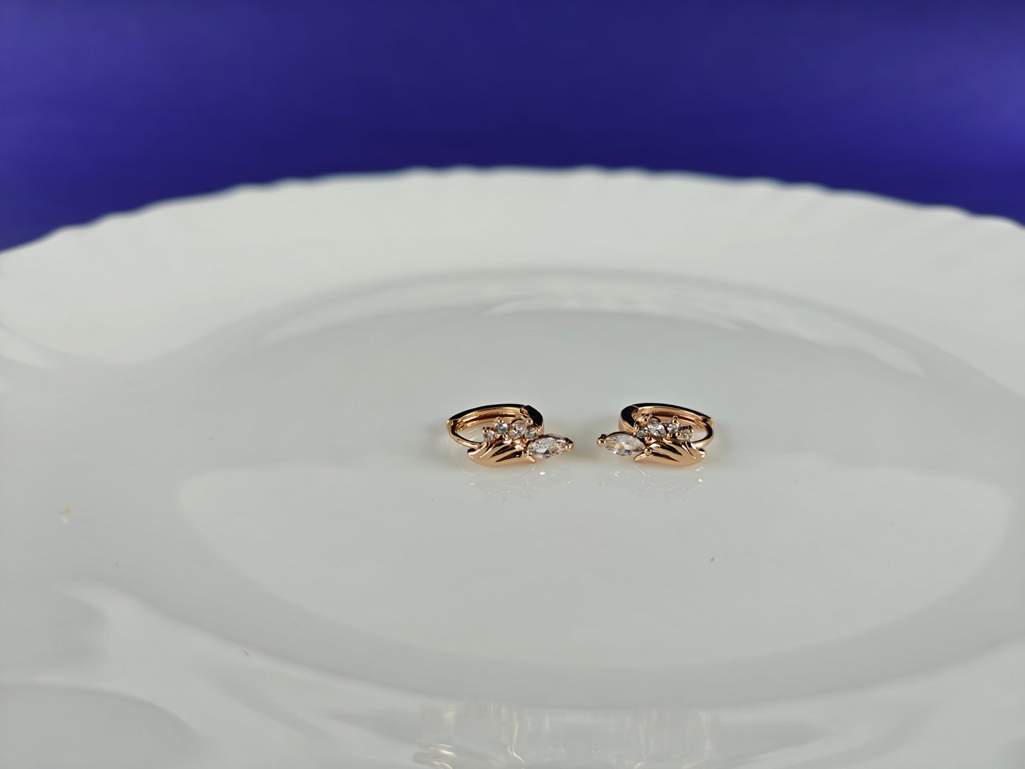 ROSEGOLD EARRING 6A BT2 X