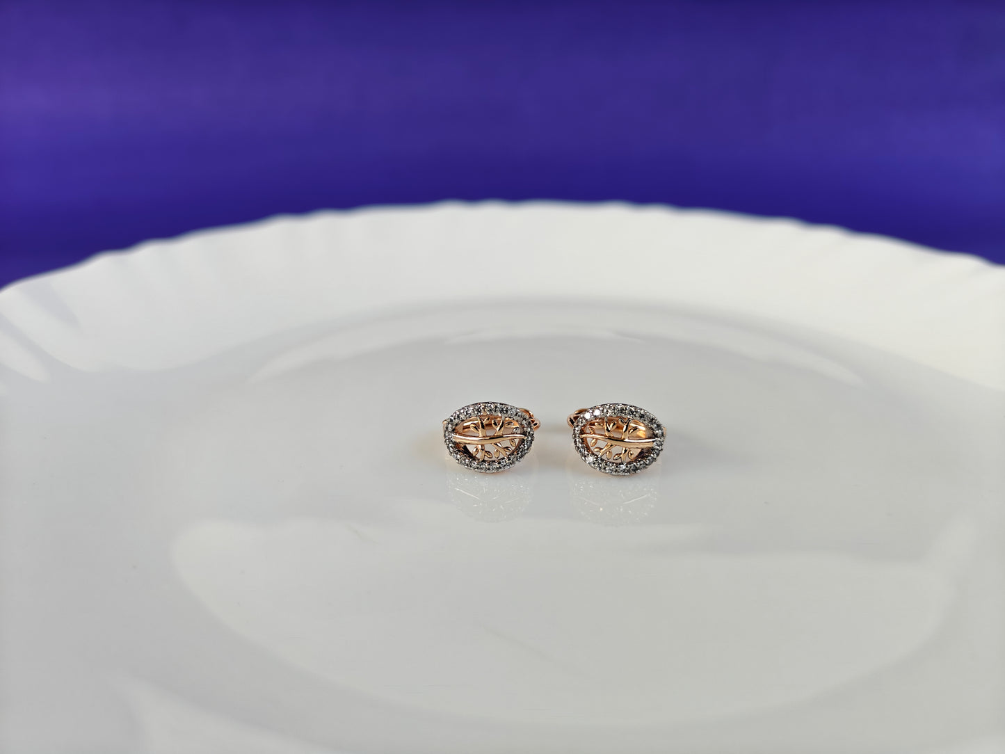 ROSEGOLD EARRING 8W BT2 X