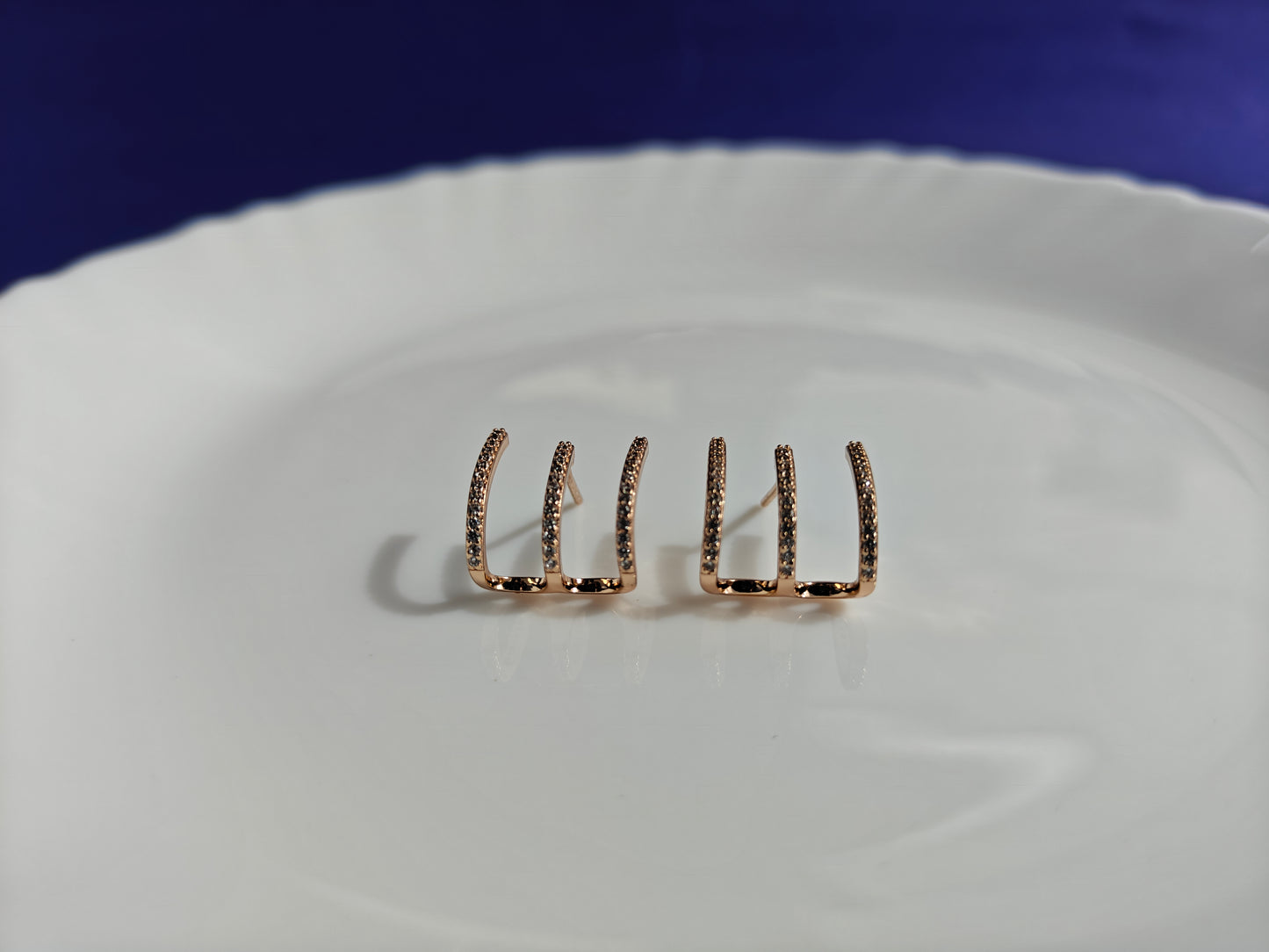 ROSEGOLD EARRING 5E BT1 X
