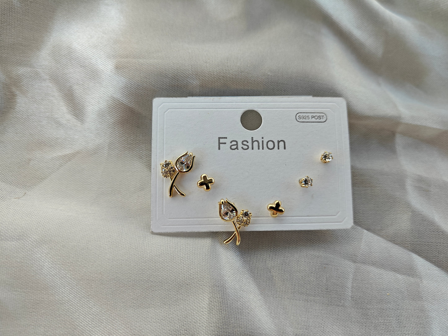 GOLD COMBO EARRING E Y