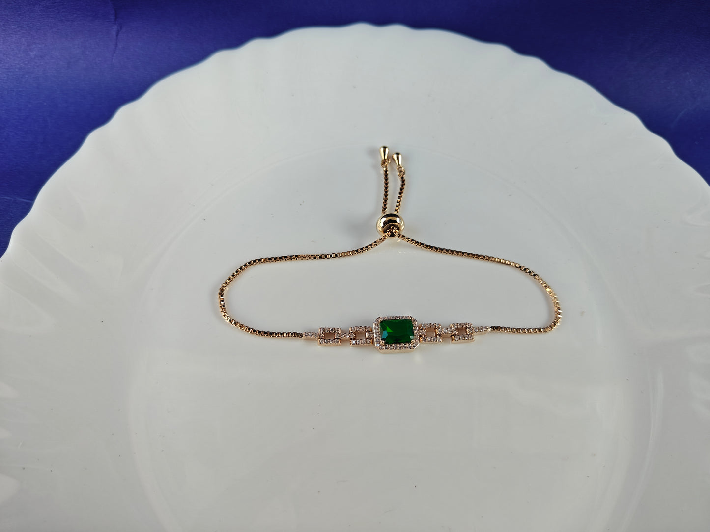 ADJUSTABLE Gold CHAIN BRACELET B A2 xx