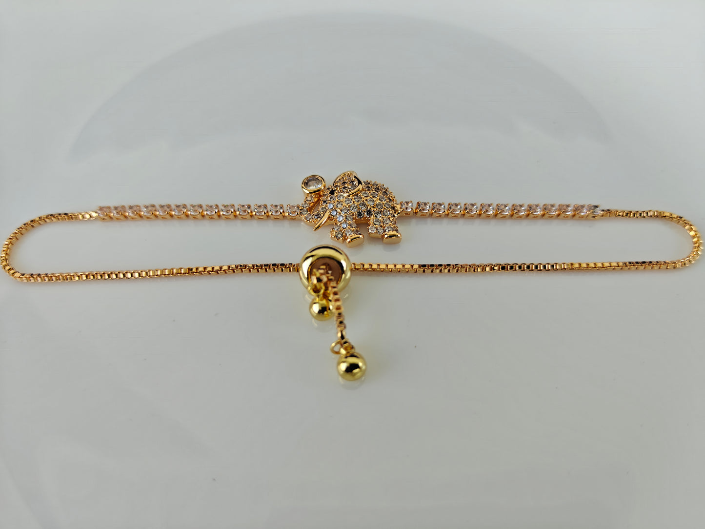 ADJUSTABLE GOLD CHAIN BRACELET N A1