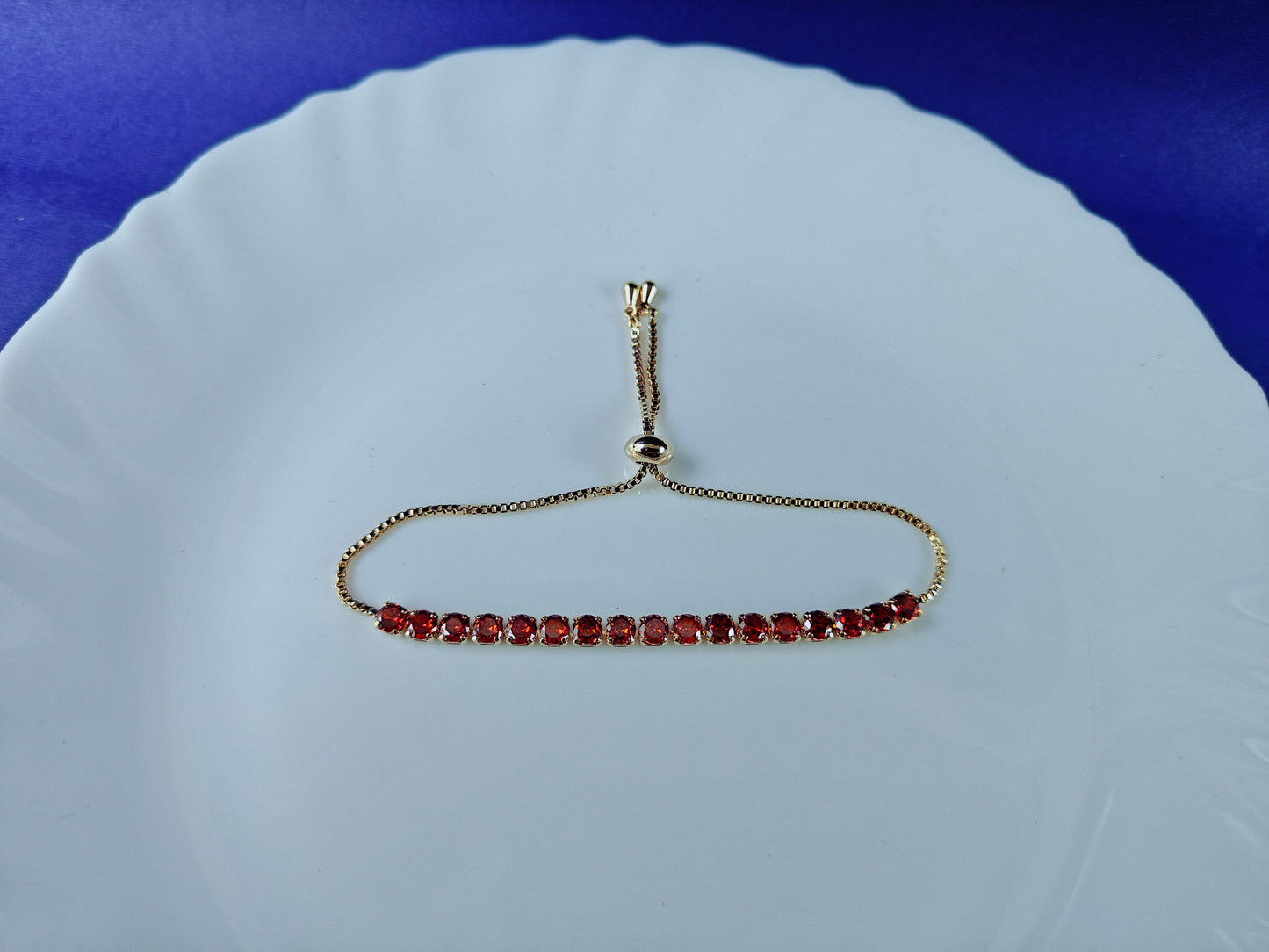 ADJUSTABLE Gold CHAIN BRACELET K A2 xx