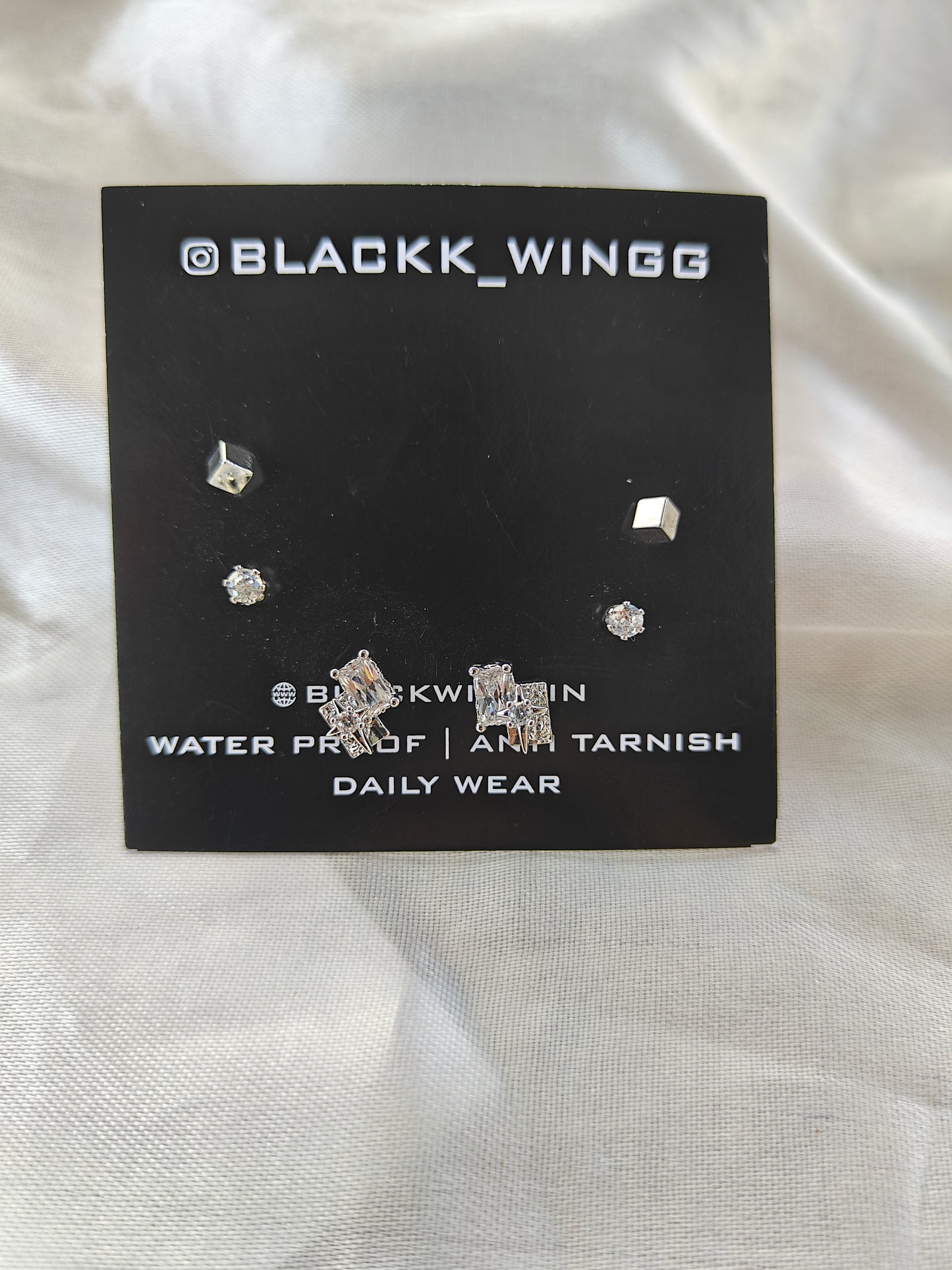 SILVER COMBO EARRING S2 Y