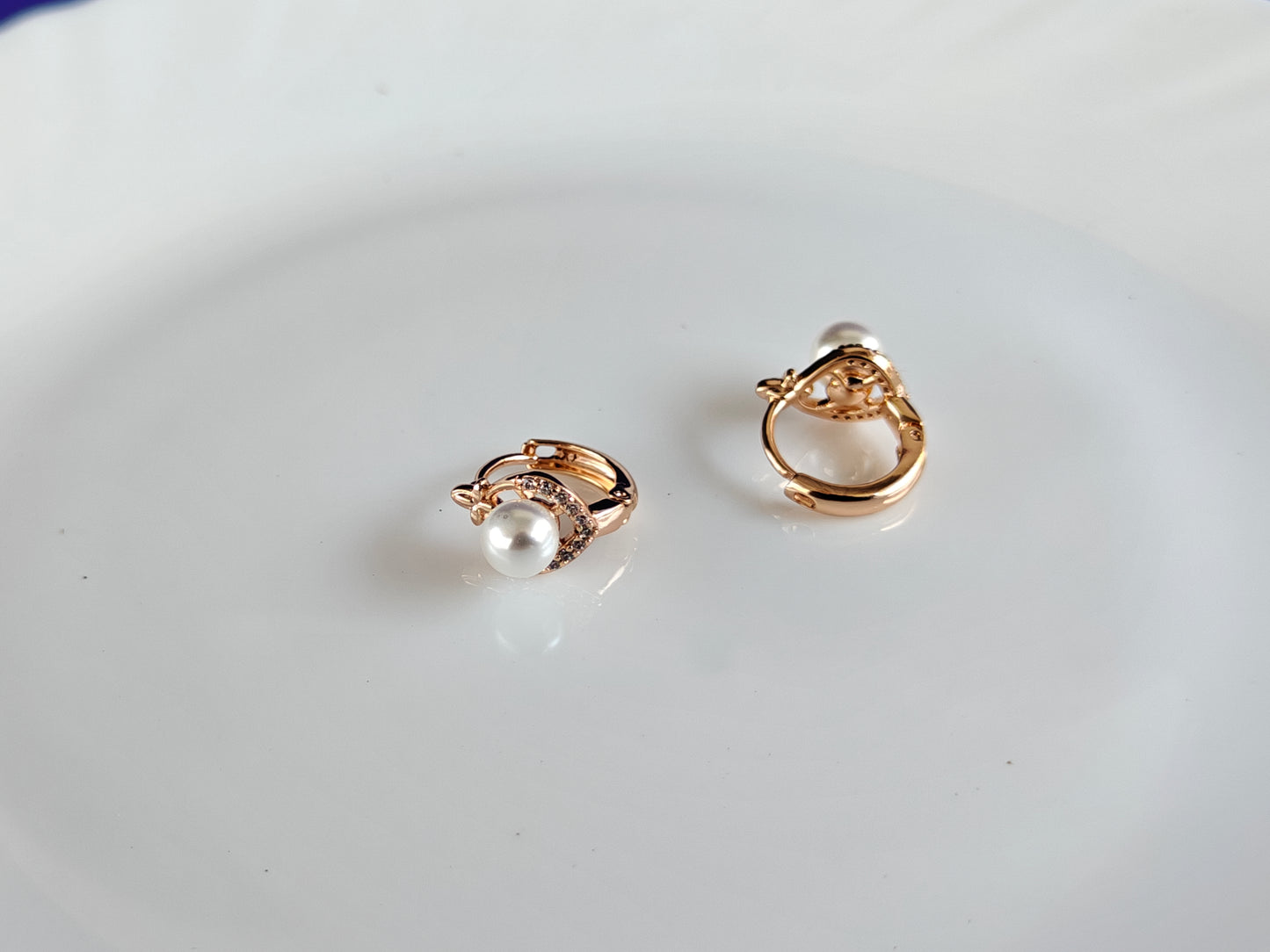 ROSEGOLD EARRING Y6