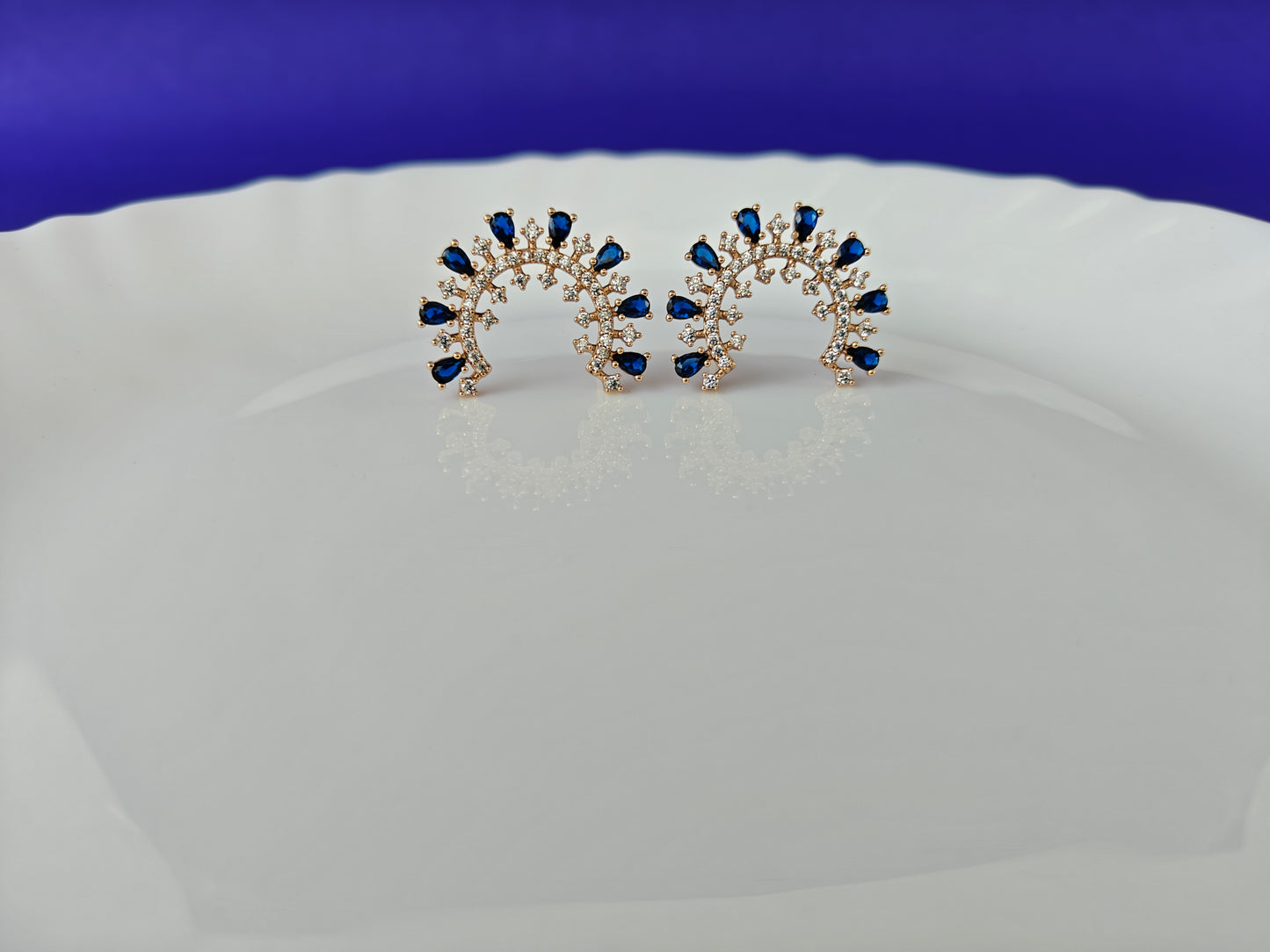 ROSEGOLD EARRING 4H BT X