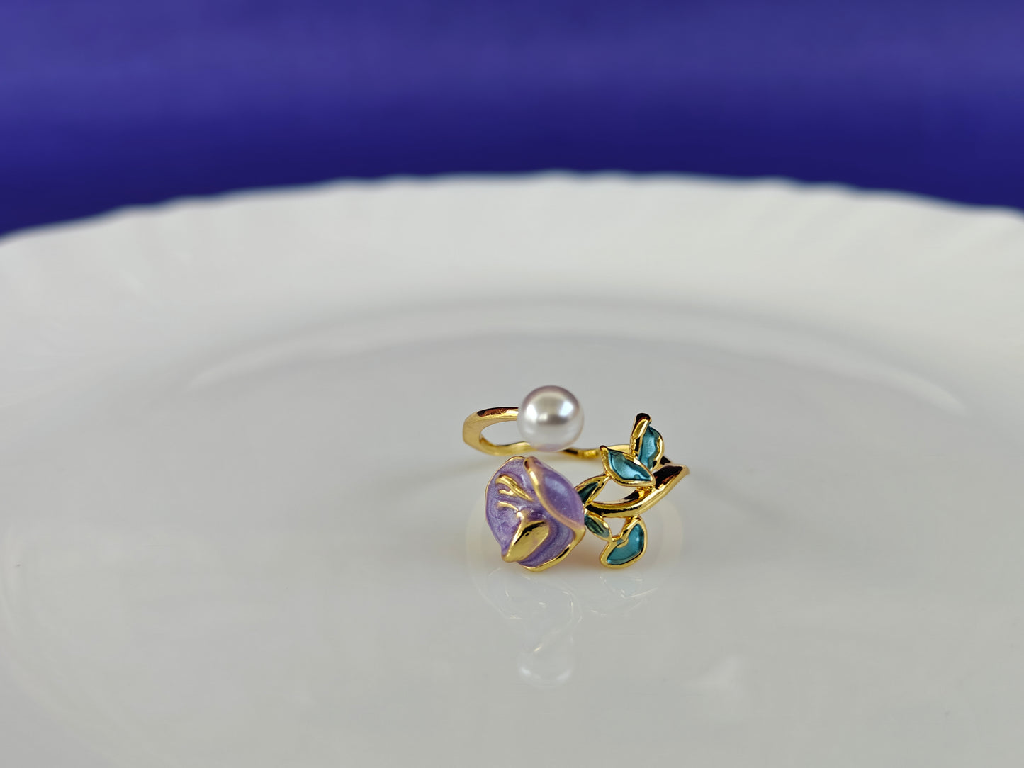 GOLD ADJUSTABLE RING X