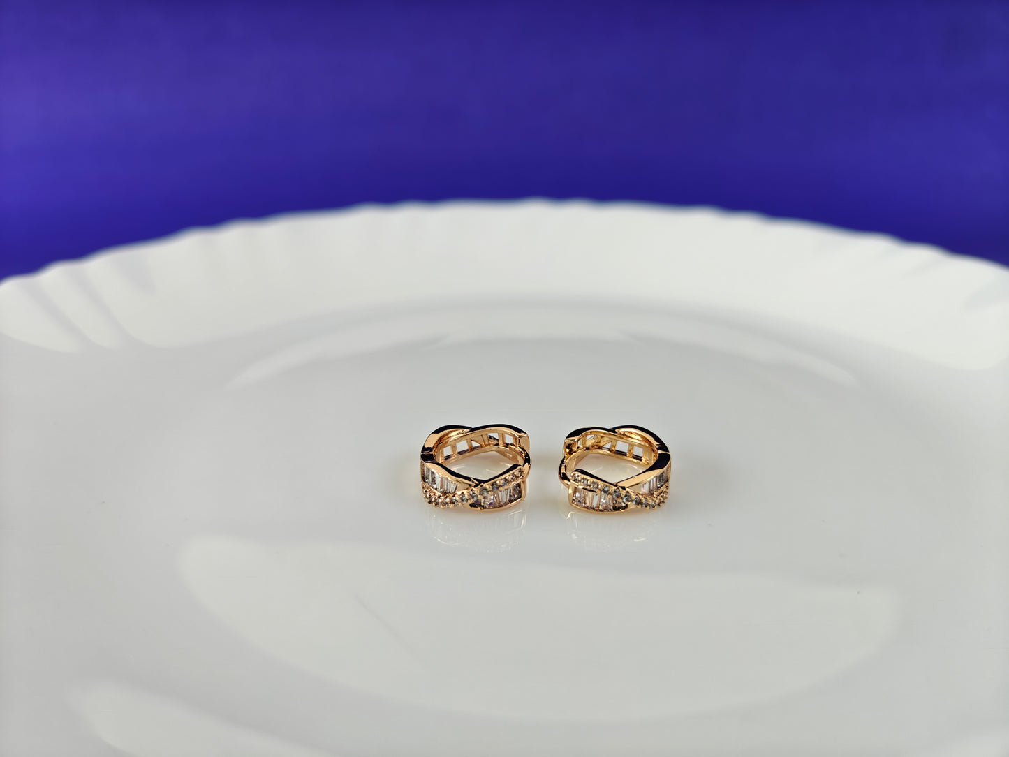 ROSEGOLD EARRING 8X BT2 X