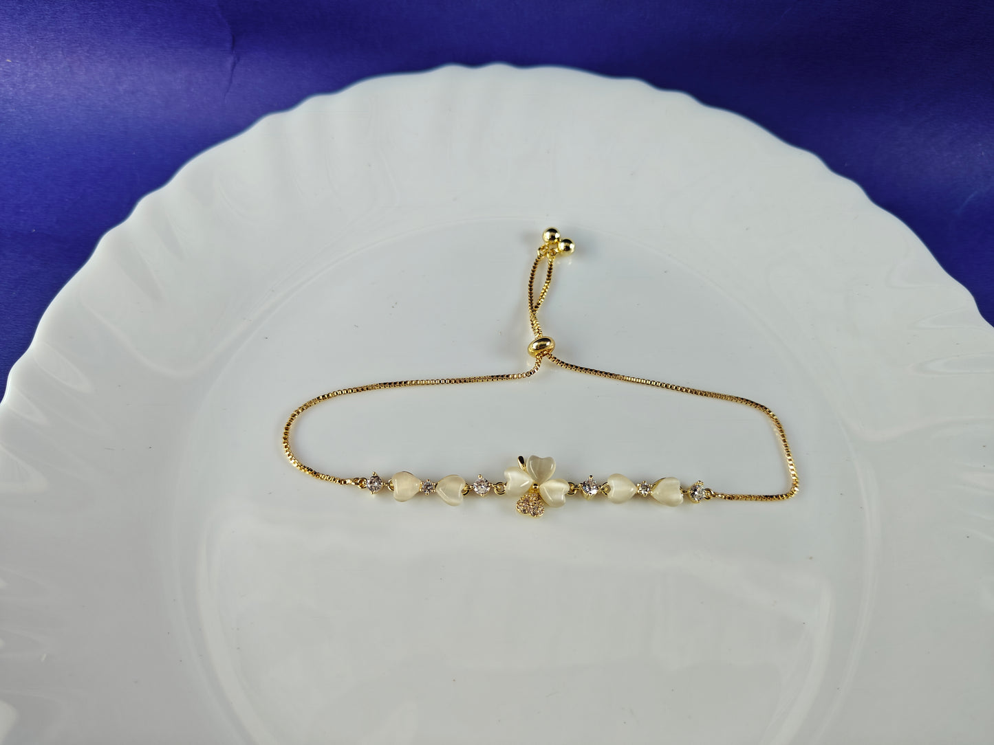 ADJUSTABLE Gold CHAIN BRACELET I A2 xx