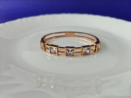 KIDS ROSEGOLD STONE BRACELET X