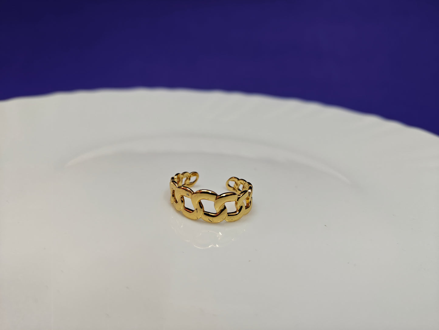 GOLD ADJUSTABLE RING xx