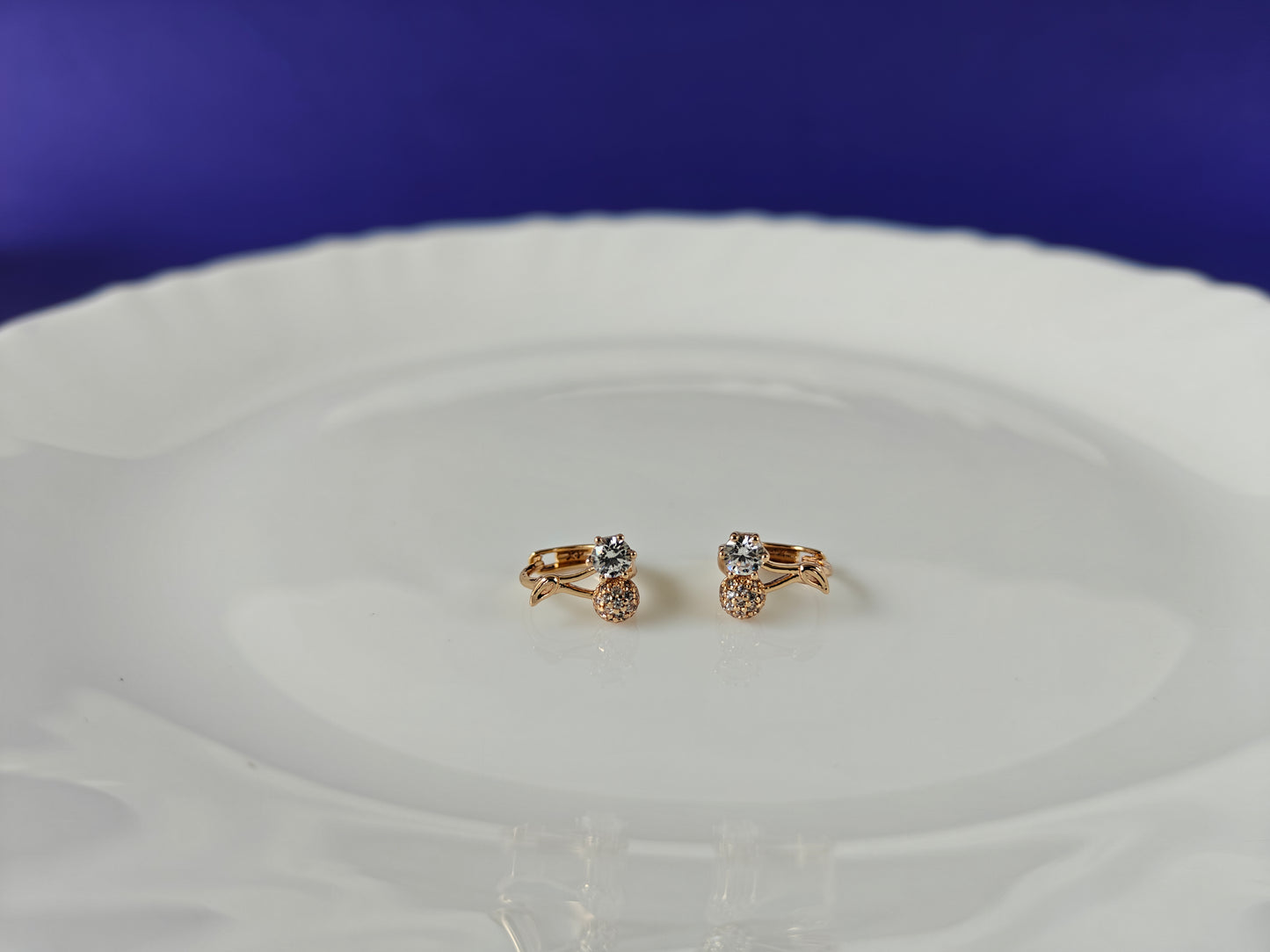 ROSEGOLD EARRING 7F BT2 X