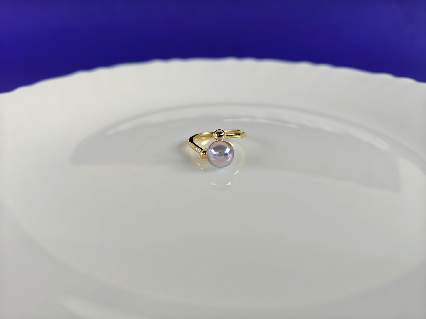 ADJUSTABLE GOLD RING X