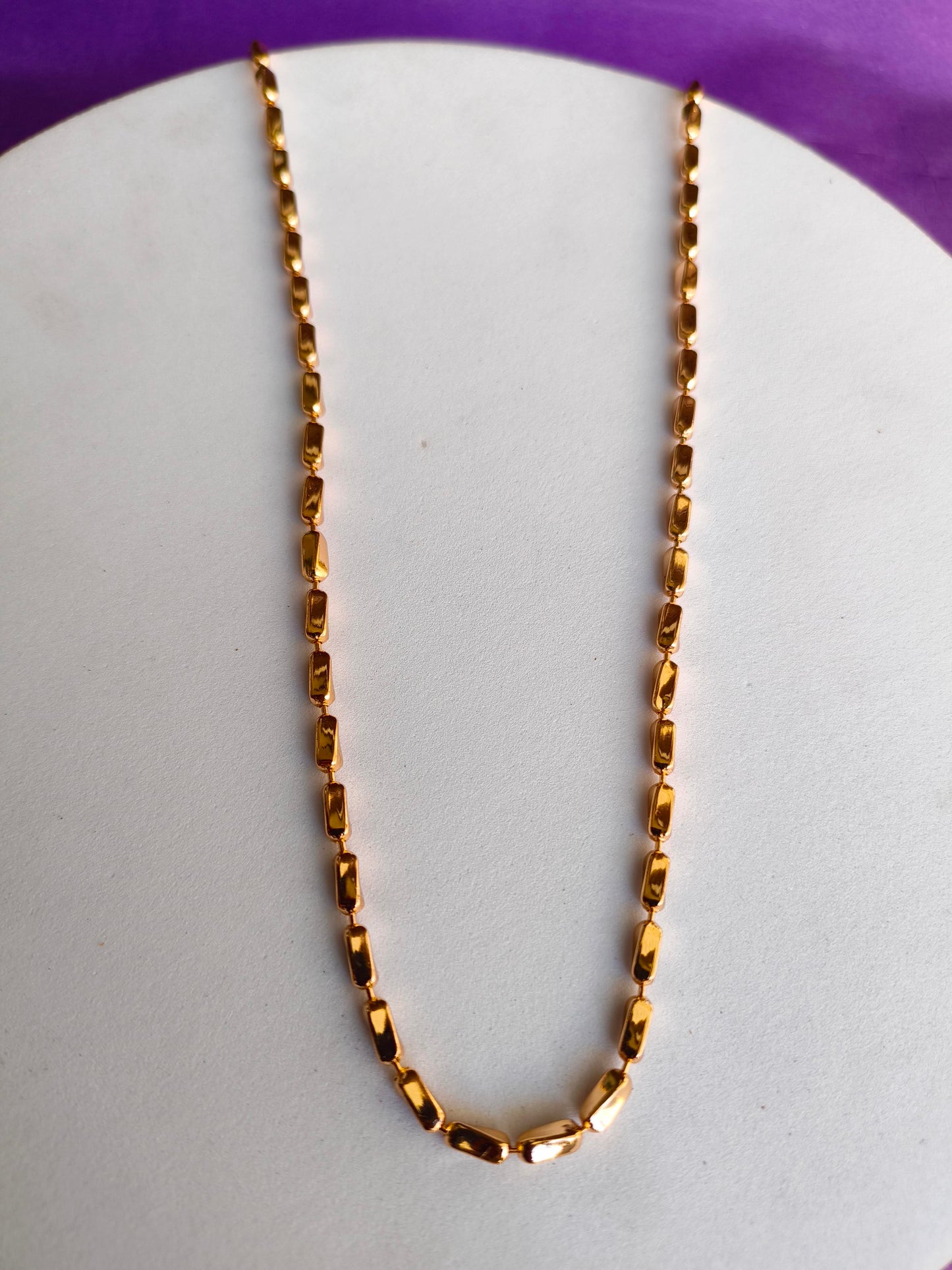 UNISEX ROSEGOLD CHAIN X U