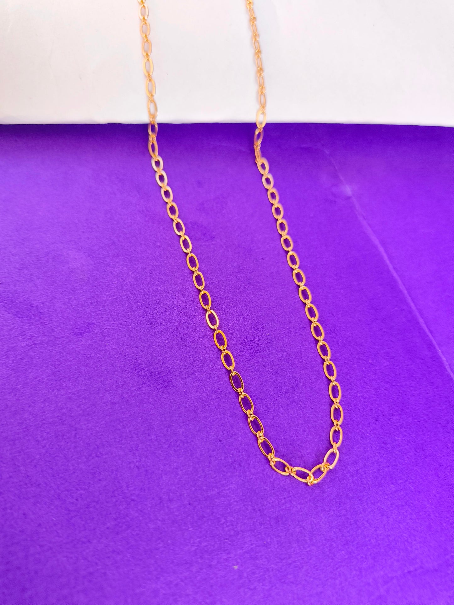 UNISEX ROSEGOLD CHAIN E U