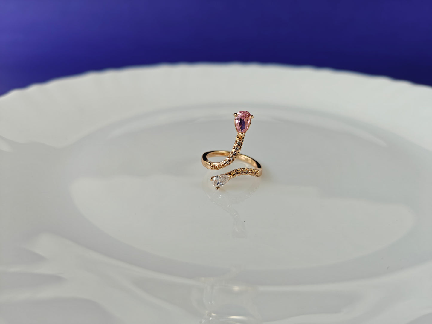 ADJUSTABLE ROSEGOLD RING X