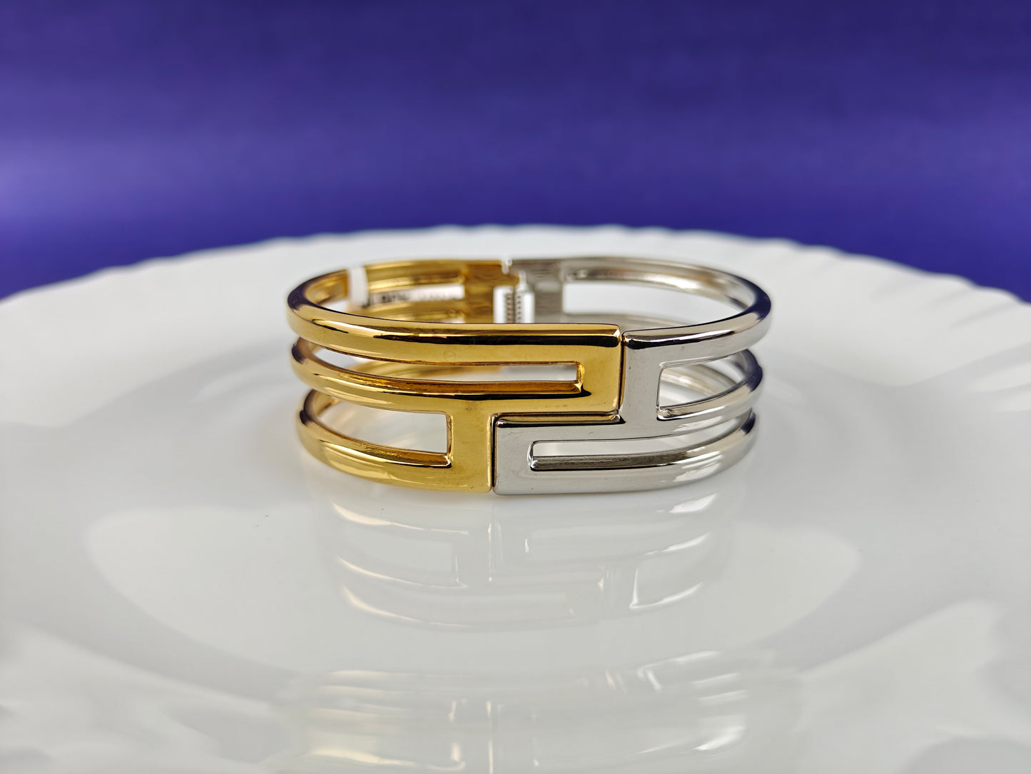 GOLD SILVER BRACELET X