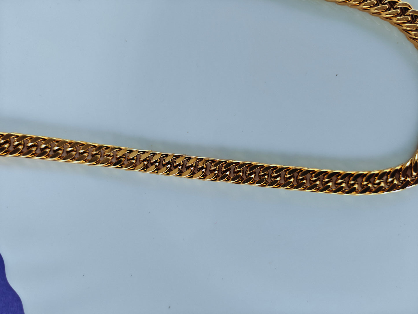 UNISEX GOLD SILVER CHAIN W2 U