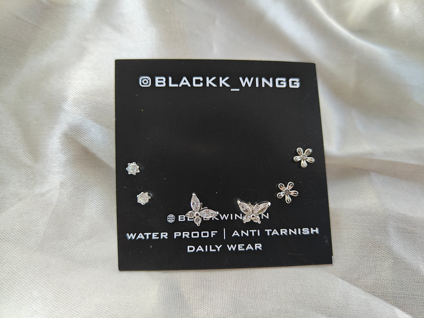 SILVER COMBO EARRING S1 Y