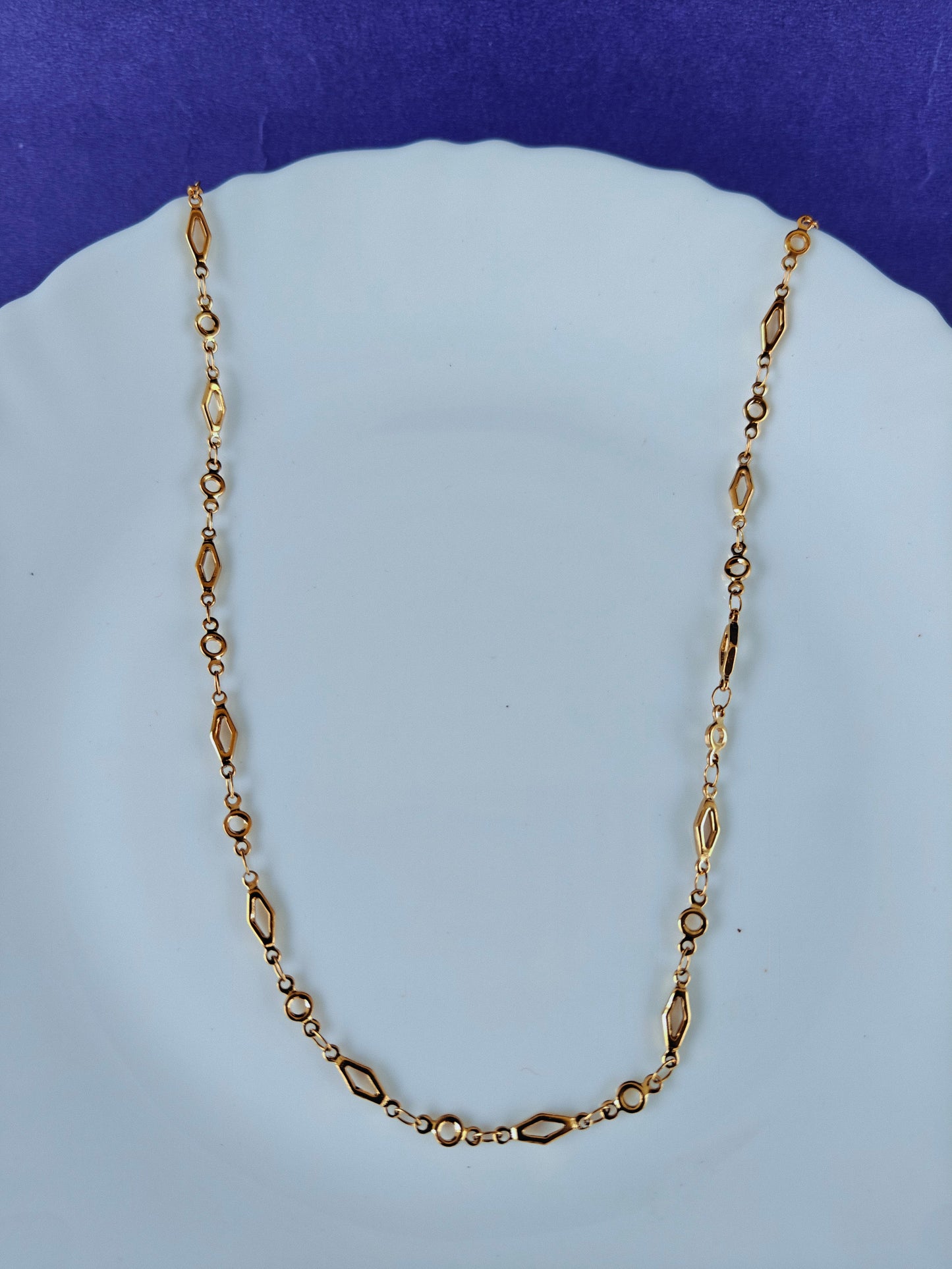 UNISEX GOLD CHAIN X2 U