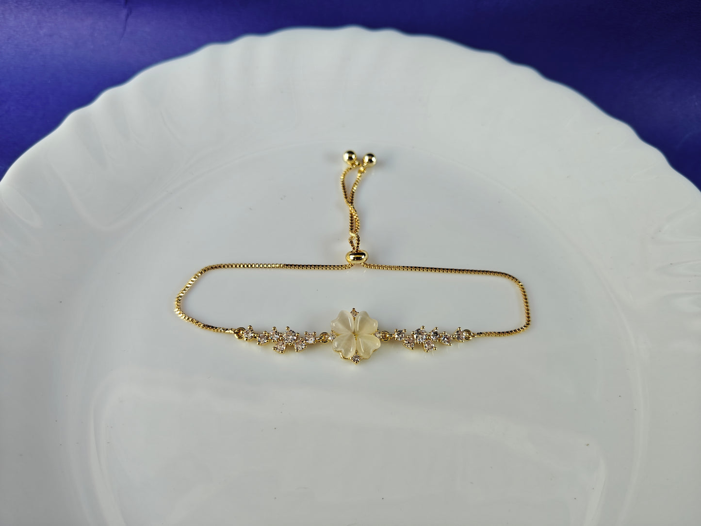 ADJUSTABLE Gold CHAIN BRACELET C A2 xx