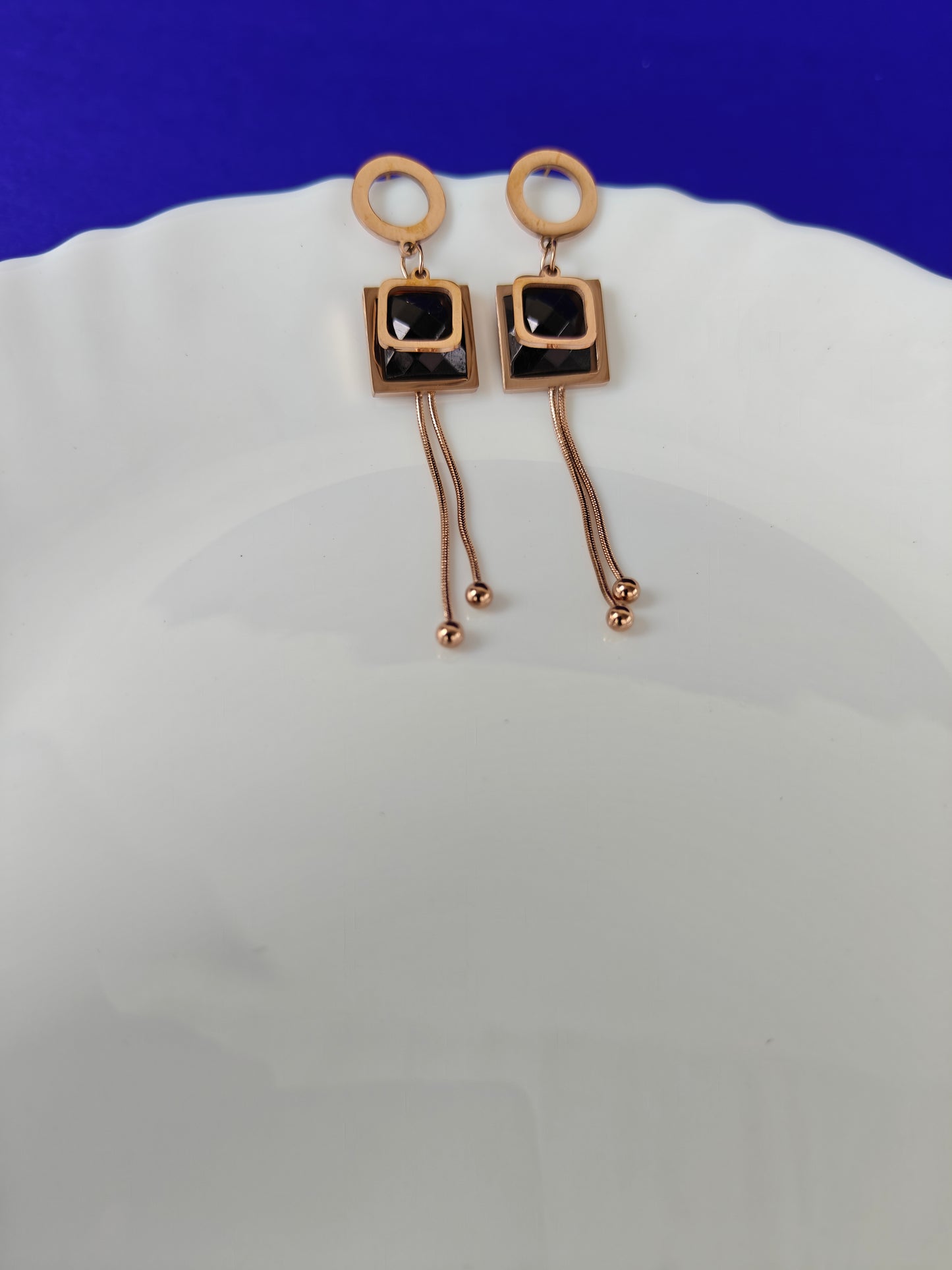 ROSEGOLD EARRING 3Z BT X