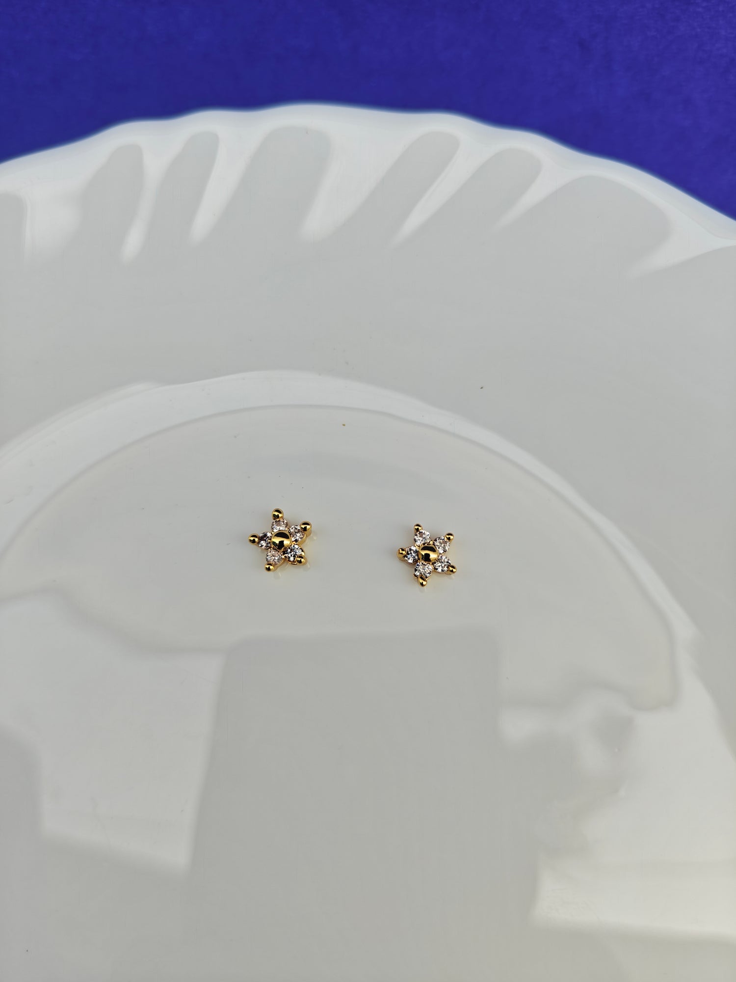 18K PLATED SCREW TYPE EARRINGS