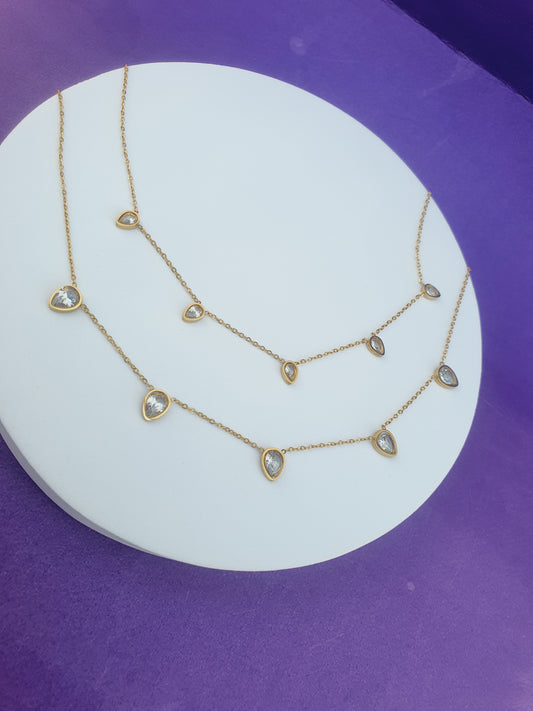 LAYER GOLD CHAIN V V1 X