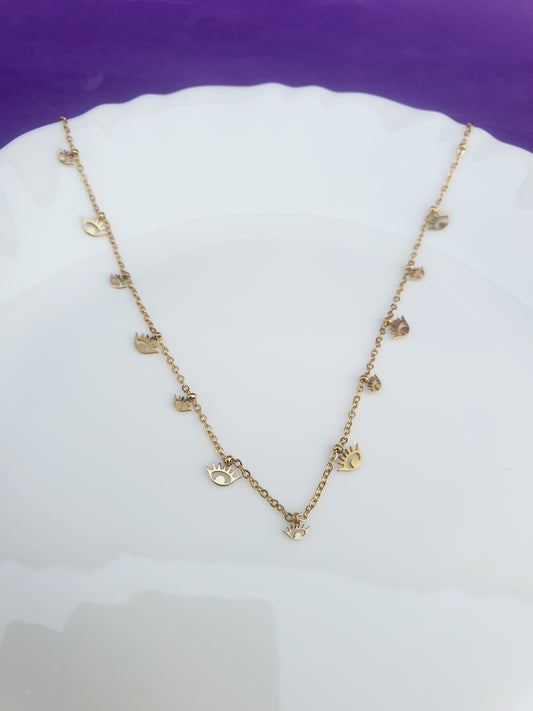 CHARM GOLD  CHAIN W3 6M X
