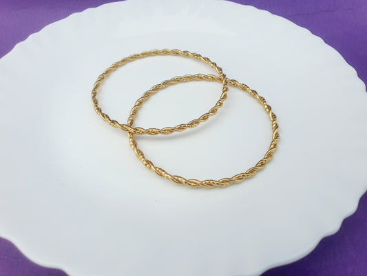 GOLD BANGLES