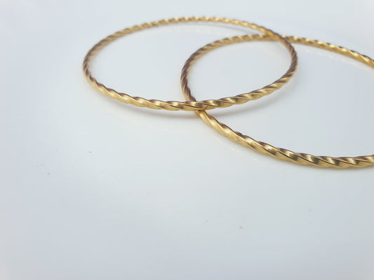 GOLD BANGLES