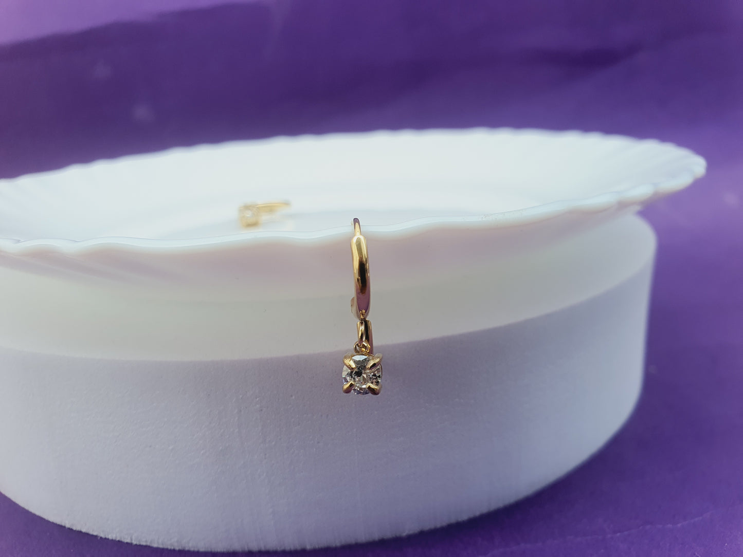 GOLD EARRING 2F GG C1 X