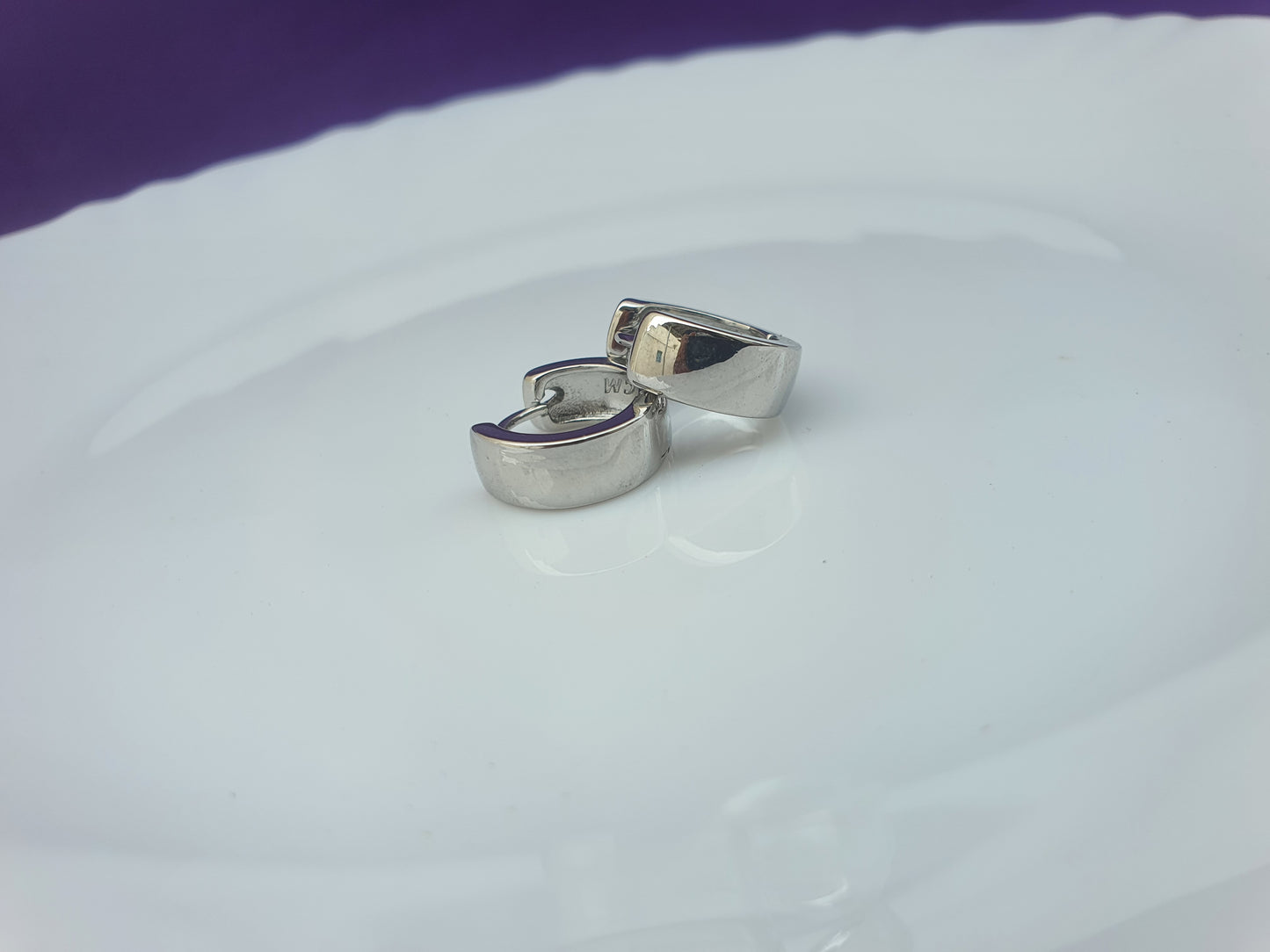 SILVER EARRING H Z1 X