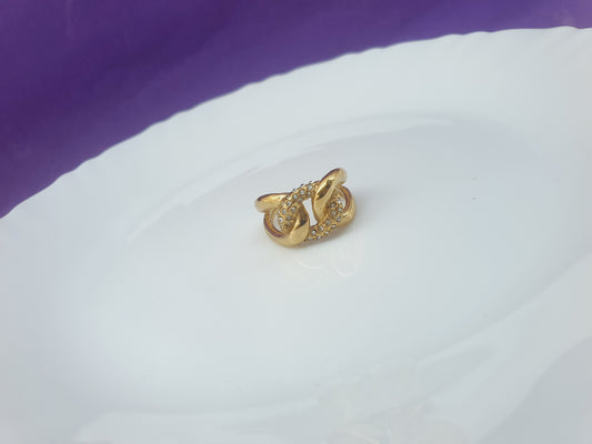ADJUSTABLE GOLD RING