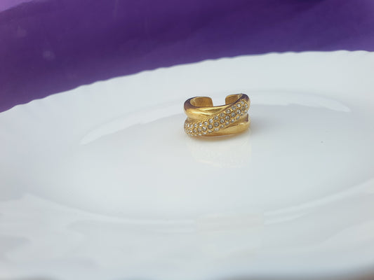 ADJUSTABLE GOLD RING