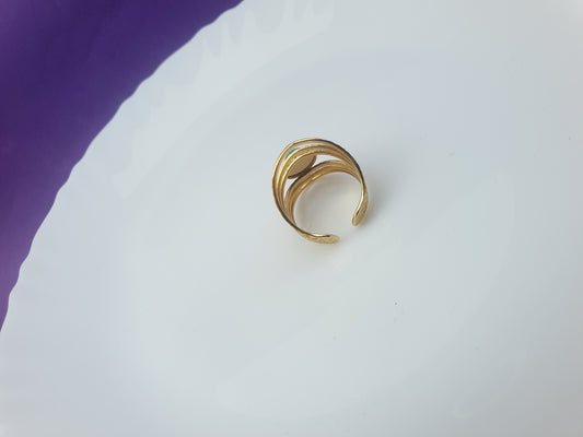 ADJUSTABLE GOLD RING