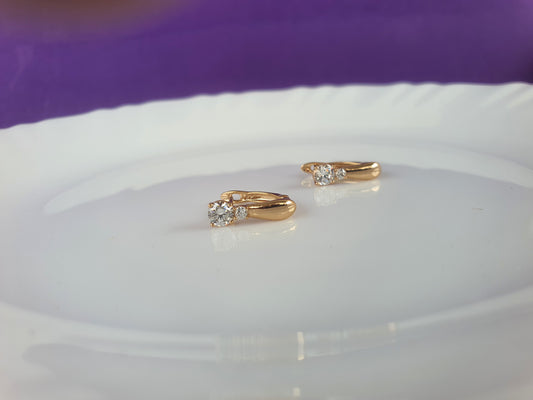 ROSEGOLD EARRING RC R2 X
