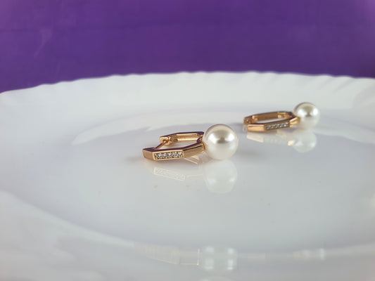 ROSEGOLD EARRING RQ  R2 X