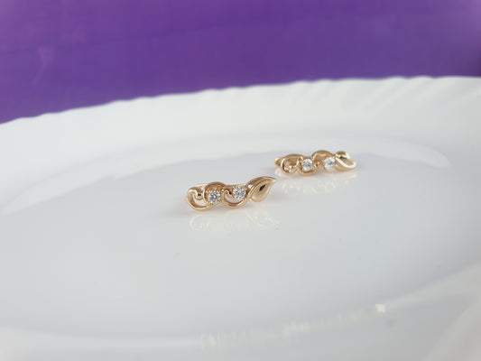 ROSEGOLD EARRING RJ3 R2 X
