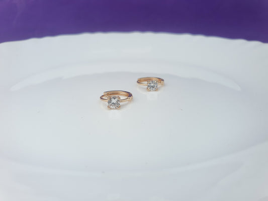 ROSEGOLD EARRING M BX X