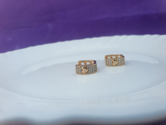 ROSEGOLD EARRING H BX X